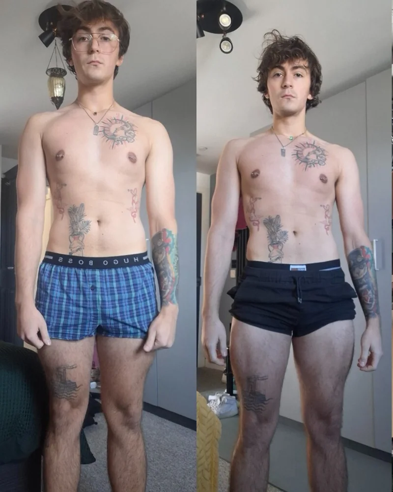 Kornel J.: before on the left, after on the right